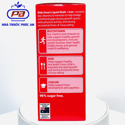 Siro bổ sung sắt, kẽm và vitamin tổng hợp cho bé Nature