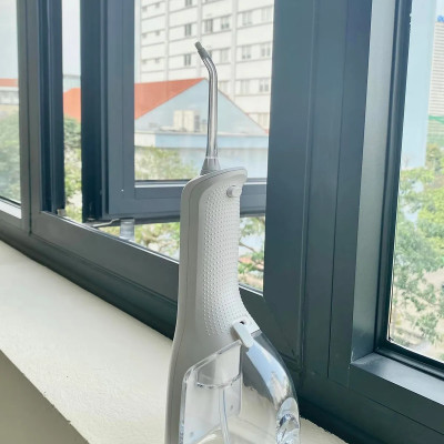 Máy Tăm Nước Cầm Tay GOROS Aqua 360 Water Flosser (Màu Trắng) - Hàng Chính Hãng