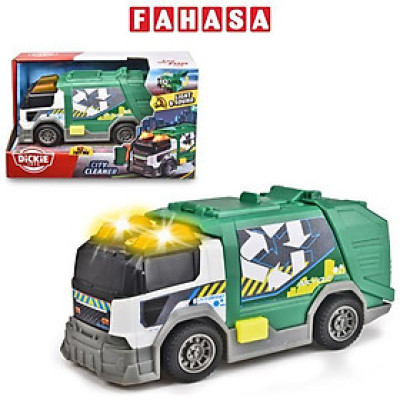 Đồ Chơi Mô Hình Xe Chở Rác - City Cleaner - Dickie Toys 203302029