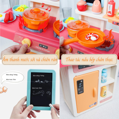 Đồ chơi nấu ăn cho bé/ bộ nhà bếp nấu nướng có vòi nước và bảng vẽ Toyshouse  889-169: đồ chơi hướng nghiệp cho bé