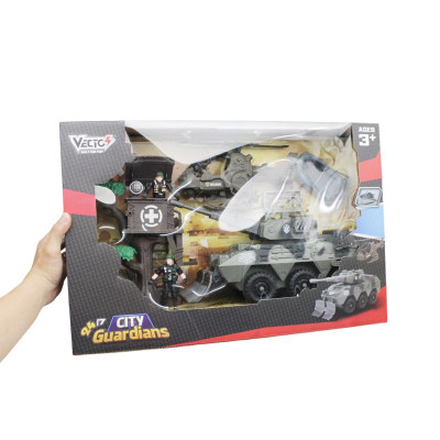 Bộ Đồ Chơi Mô Hình Xe Tăng Và Trực Thăng City Guardians - Vecto VT3109
