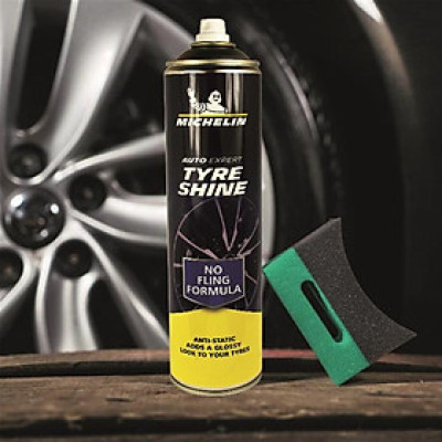 Chai xịt vệ sinh và bảo dưỡng làm bóng lốp ô tô Michelin W31432 -giảm nhiệt, ngăn ngừa nứt bánh xe, duy trì vẻ sáng bóng