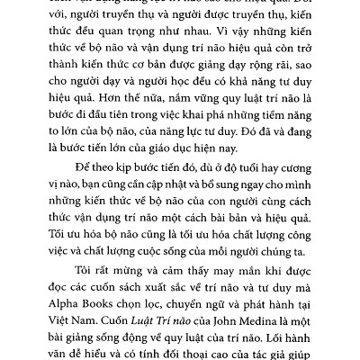 Luật Trí Não (Tái Bản) (Tặng Kèm Tickbook)