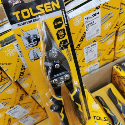 KÉO CẮT TÔN THẲNG (CÔNG NGHIỆP) 10"/250MM TOLSEN 30022 - HÀNG CHÍNH HÃNG