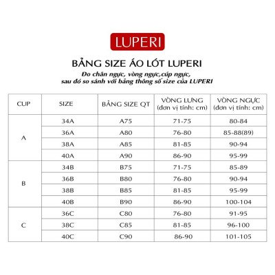 Áo Lót Không Gọng 3 Móc LUPERI LU3AL857 Quả Trơn Dây Lưng To Đệm Mút Dày Có Lớp Lưới Tạo Thông Thoáng Và Nâng Ngực Tốt