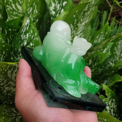 Tượng Phật Ngọc Di Lặc Đá Phong Thủy Có Ngăn Nước Hoa Gắn Taplo Ô Tô, Để Bàn Làm Việc – Loại Đẹp Sang Trọng, Mang Lại May Mắn