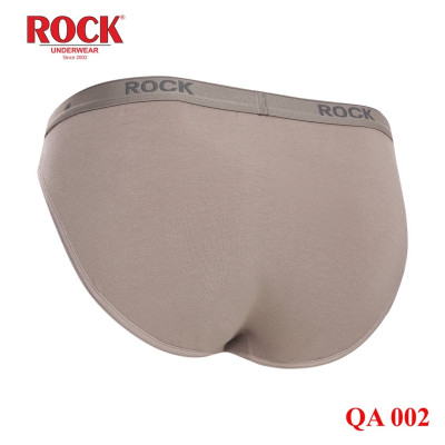 QA 1002. Quần lót nam cao cấp ROCK mềm mại QA 1002,lưng thun to bản in logo thương hiệu ROCK nổi bật
