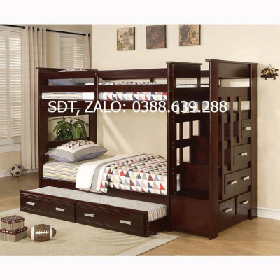 GIƯỜNG BA TẦNG CHO BÉ GT101 ( Hàng CAO CẤP)