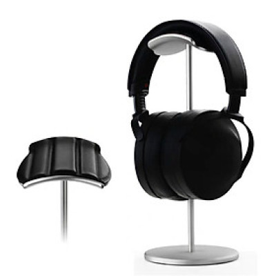 Giá treo tai nghe chụp tai nhôm nguyên khối đầu đỡ lớn bọc da cao cấp - Hàng Chính Hãng