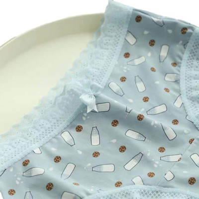 COMBO 5 QUẦN LÓT NỮ THUN LẠNH VIỀN REN HỌA TIẾT XINH XẮN 1735