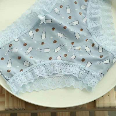 COMBO 5 QUẦN LÓT NỮ THUN LẠNH VIỀN REN HỌA TIẾT XINH XẮN 1735