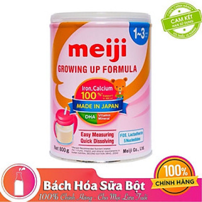 Sữa Meiji Growing Up Formula 800g (Dành cho trẻ 1 - 3 tuổi)