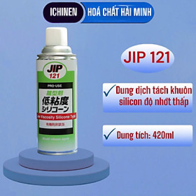 Dung dịch tách khuôn silicon JIP121- ICHINEN Nhật Bản (420ml) - Dùng cho nhựa nhiệt dẻo và nhựa nhiệt rắn