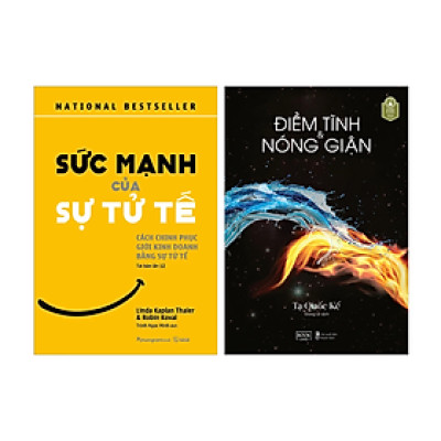 Combo 2 Cuốn: Sức Mạnh Của Sự Tử Tế + Điềm Tĩnh Và Nóng Giận