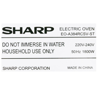 Lò Nướng Sharp EO-A384RCSV-ST (38L) - Hàng Chính Hãng