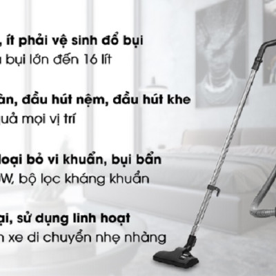 Máy hút bụi công nghiệp Panasonic MC-YL631RN46 - Hàng chính hãng