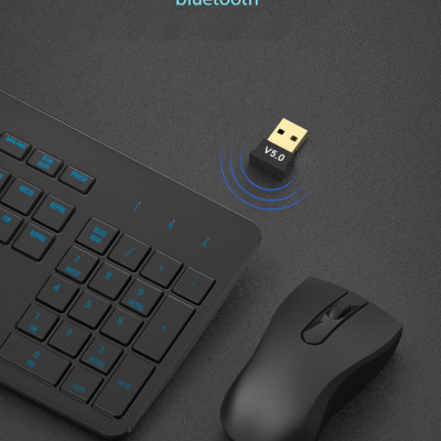 USB BLuetooth 5.0 RiBi USB Dongle - Dùng cho PC, Laptop - Kết nối với tai nghe, loa bluetooth, chuột không dây, gamepad - Hàng chính hãng