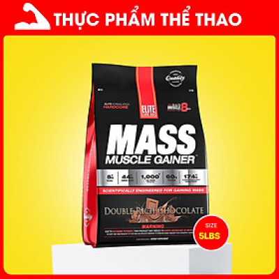 Sữa Tăng Cân MASS MUSCLE GAINER Elite Labs (5lbs-10lbs) - Hỗ Trợ Tăng Cân Tăng Cơ - Chính Hãng USA