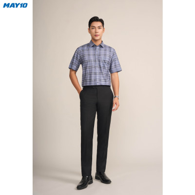 Sơ mi nam cộc tay May10 form RegularFit mã 010124195ONGB AK613