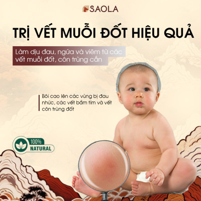 Cao Tràm Sao la 11g - Melaleuca Essential oil Balm: Giúp làm ấm cơ thể, giảm triệu chứng côn trùng đốt, giảm đau đầu, nghẹt mũi ở bé. Sản phẩm từ thiên nhiên - Hàng Chính Hãng