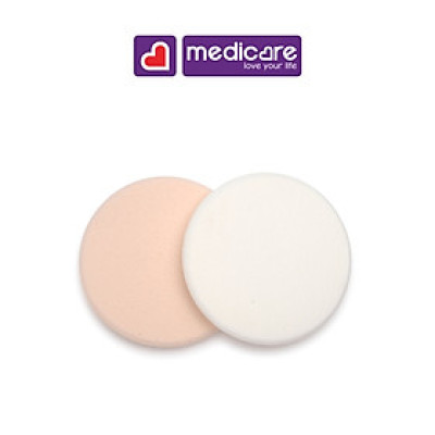 Bông phấn nền MUW 6504 gói 2 cái