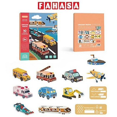 Đồ Chơi Giấy Gấp Thủ Công Phương Tiện Giao Thông - Kylwin KW-4005 (10 Mẫu)