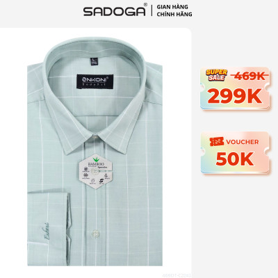 Áo Sơ Mi Nam Dài Tay Dáng Regular Fit, Chất Liệu Bamboo Cao Cấp C2241
