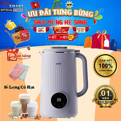 Máy làm sữa hạt Unie UMB10,Lưỡi dao 8 cánh inox 304 cao cấp,Dung tích 1L,công suất 800W,8 chức năng xay nấu- hàng chính hãng