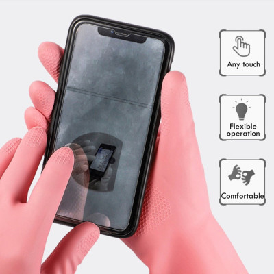 Găng tay cao su tự nhiên dùng cho nhà bếp Dunlop - Hàng nội địa Nhật Bản, nhập khẩu chính hãng