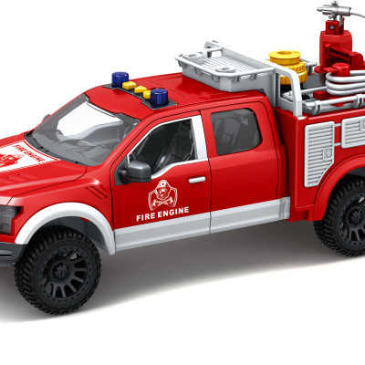 TOYSTAR-666-88P Mô hình xe cứu hoả cứu hộ, Xe Ô Tô Đồ Chơi Cho Trẻ Em