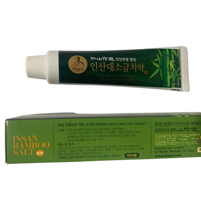 KEM ĐÁNH RĂNG MUỐI TRE INSAN - Insan Bamboo Salt Toothpaste 160g