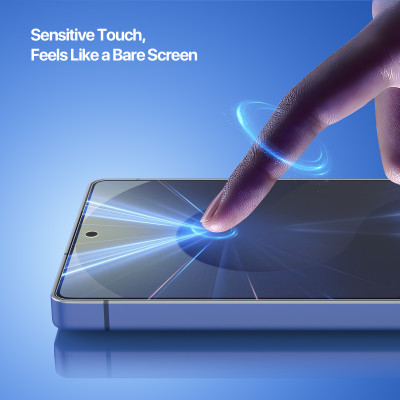 Kính Cường Lực kèm khung trợ dán Dux Ducis Roga cho Samsung Galaxy S25 Ultra/ S25 Edge, không viền đen, cảm ứng vân tay_ Hàng Chính Hãng