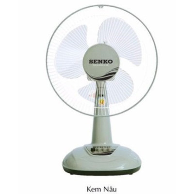 Quạt điện Senko để bàn tiện lợi cao cấp B1216 màu ngẫu nhiên - Hàng Chính Hãng