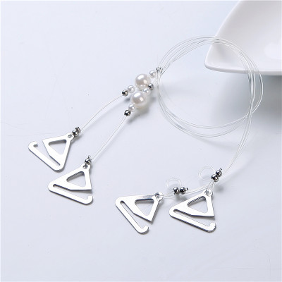 Dây đeo áo ngực dây áo con dây áo bra phối ngọc trai và hạt cườm độc đáo