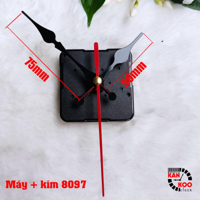 Máy đồng hồ treo tường kim trôi TAIWAN DQS518- trục đồng dài 6mm  BẢO HÀNH 24 tháng- dùng cho đồng hồ treo tường cỡ 10cm đến 40cm