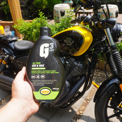 Lơ loại bỏ vết trầy và bảo vệ bề mặt sơn Ô tô, Xe máy G3 Pro Cut % Wax 