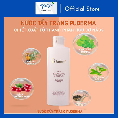 Combo làm sạch dành cho da dầu: nước tẩy trang Puderma, Sữa rửa mặt Puderma, Tẩy da chết Puderma, Toner nước hoa hồng Puderma: làm sạch, cấp ẩm giúp da sáng khỏe, ngăn ngừa mụn.