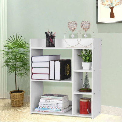 Giá sách gỗ công nghiệp kích thước nhỏ tiện lợi SMLIFE Biggu