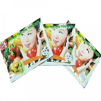 Combo 10 miếng mặt nạ dưỡng da LK chiết xuất Trái cây tổng hợp 50g (Synthetic Fruit Mask 50g)