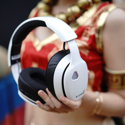 Tai nghe chơi game không dây chụp tai E-dra EH494W - Bass to - Led RGB - Kết nối 3 chế độ - Hàng chính hãng