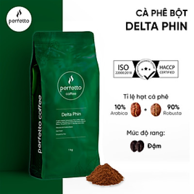 Cà phê bột Perfetto - Delta Phin (1000g)