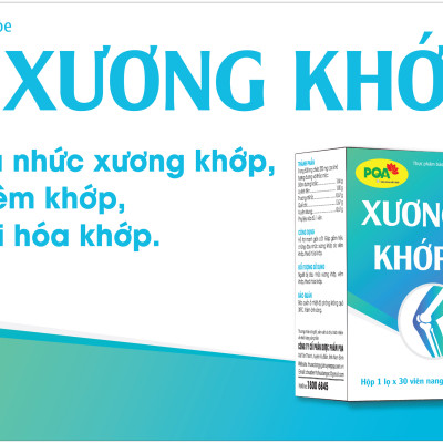 Viên nang PQA Xương Khớp hộp 100 viên là dược phẩm thảo dược cho người bị đau nhức xương khớp, viêm khớp, thoái hóa khớp, hỗ trợ mạnh gân cốt, giúp hạn chế triệu chứng đau nhức xương khớp do viêm khớp, thoái hóa khớp