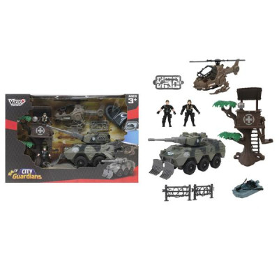Bộ Đồ Chơi Mô Hình Xe Tăng Và Trực Thăng City Guardians - Vecto VT3109