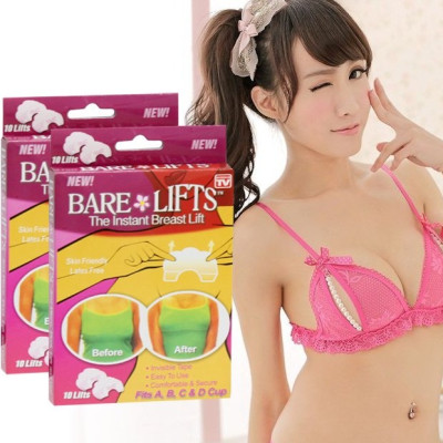 Combo 10 Miếng Dán Nâng Ngực Trong Suốt Bare Lifts