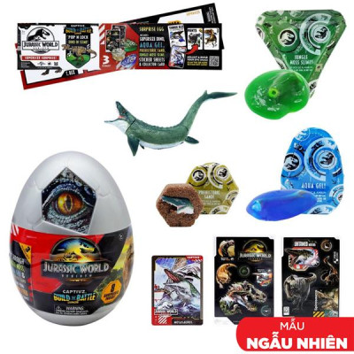 Đồ Chơi Trứng Khủng Long Huyền Bí Jurassic World - Captivz New Era - Toy Monster T01533 (Mẫu Sản Phẩm Bên Trong Là Ngẫu Nhiên)