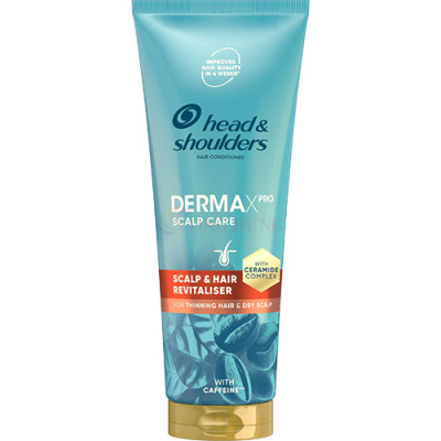 Dầu gội và xả Head Shoulders DermaXpro Scalp Care + Hair Revitaliser (220ml) - Hàng chính hãng