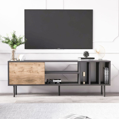 Kệ TV gỗ phòng khách thiết kế sang trọng SMLIFE Toppu