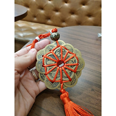 Dây treo đồng tiền hoa mai tài lộc