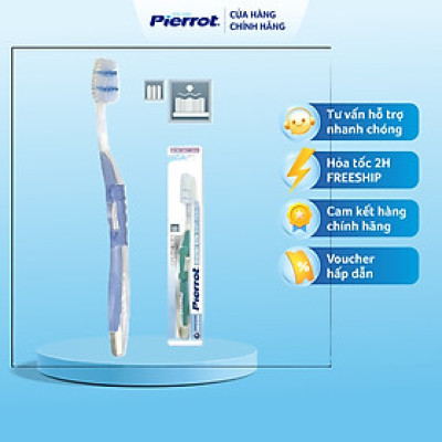 [ Mua 2 tặng 1 set bàn chải trẻ em ] Bàn chải đánh răng dành cho răng nhạy cảm Pierrot Sensitive