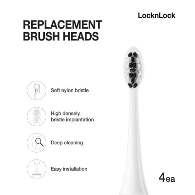 Bộ 4 Đầu Bàn Chải Điện LocknLock